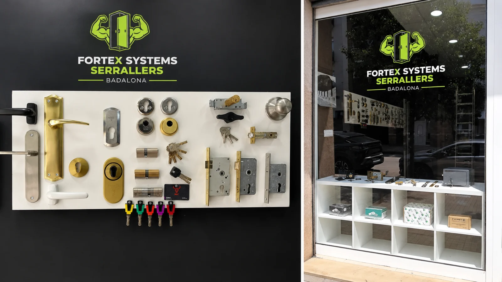 Escaparate · Fortex Systems Serrallers Badalona