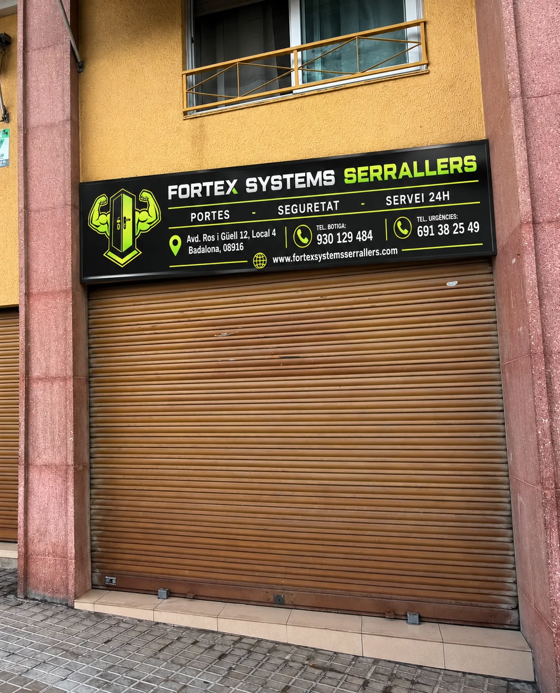 Fachada · Fortex Systems Serrallers Badalona