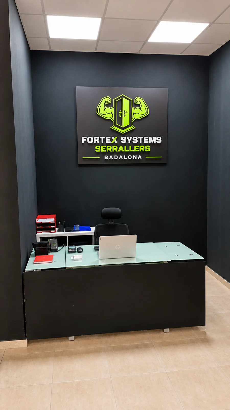 Recepción · Fortex Systems Serrallers Badalona
