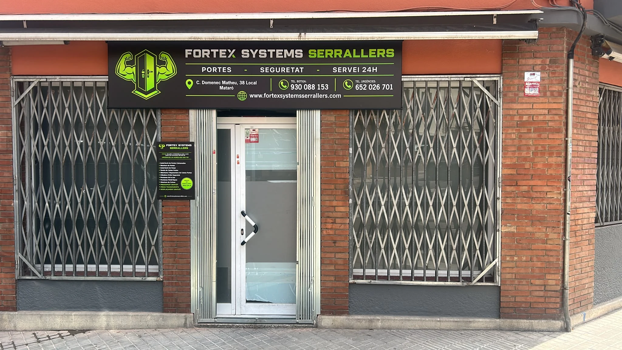 Fachada de FORTEX SYSTEMS SERRALLERS en Mataró