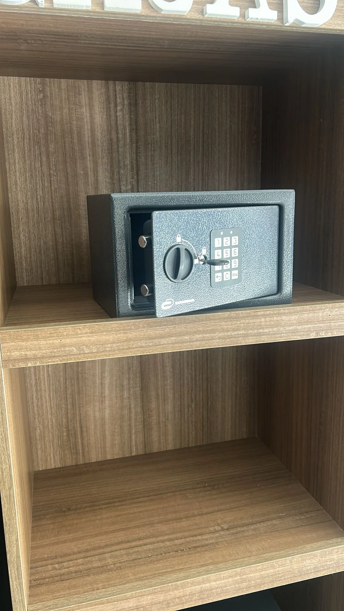 Caja fuerte electrónica en exposición de Lloret de Mar